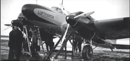 He-111V2 «D-ALIX» «Росток». На самолете установлены новые двигатели «Даймлер-Бенц» с наддувом